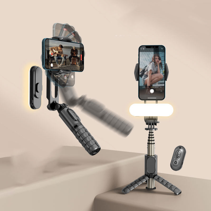 Handheld Gimbal And Bluetooth Selfie Stick Tripod - Pinky Roads