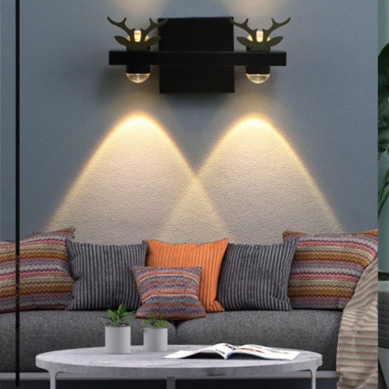 Crown Gold Wall Lamp Bedroom Living Room Background Wall Corridor Corridor Staircase - Pinky Roads