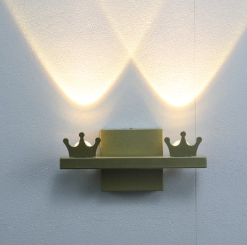 Crown Gold Wall Lamp Bedroom Living Room Background Wall Corridor Corridor Staircase - Pinky Roads