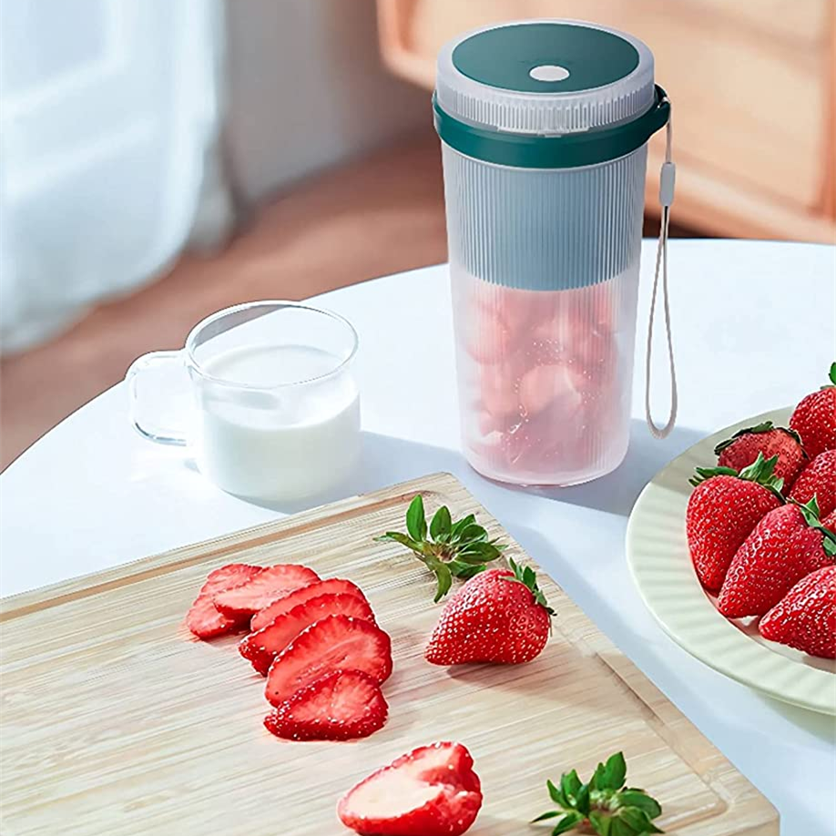 Multi-Function Portable Blender Electric Juicer Cup Sports Bottle Fruit Blender USB Rechargeable Smoothie Blender Fruits Juicer Extractor - Pinky Roads