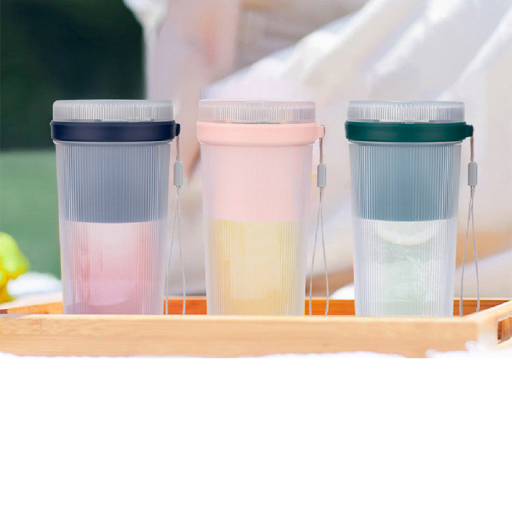 Multi-Function Portable Blender Electric Juicer Cup Sports Bottle Fruit Blender USB Rechargeable Smoothie Blender Fruits Juicer Extractor - Pinky Roads