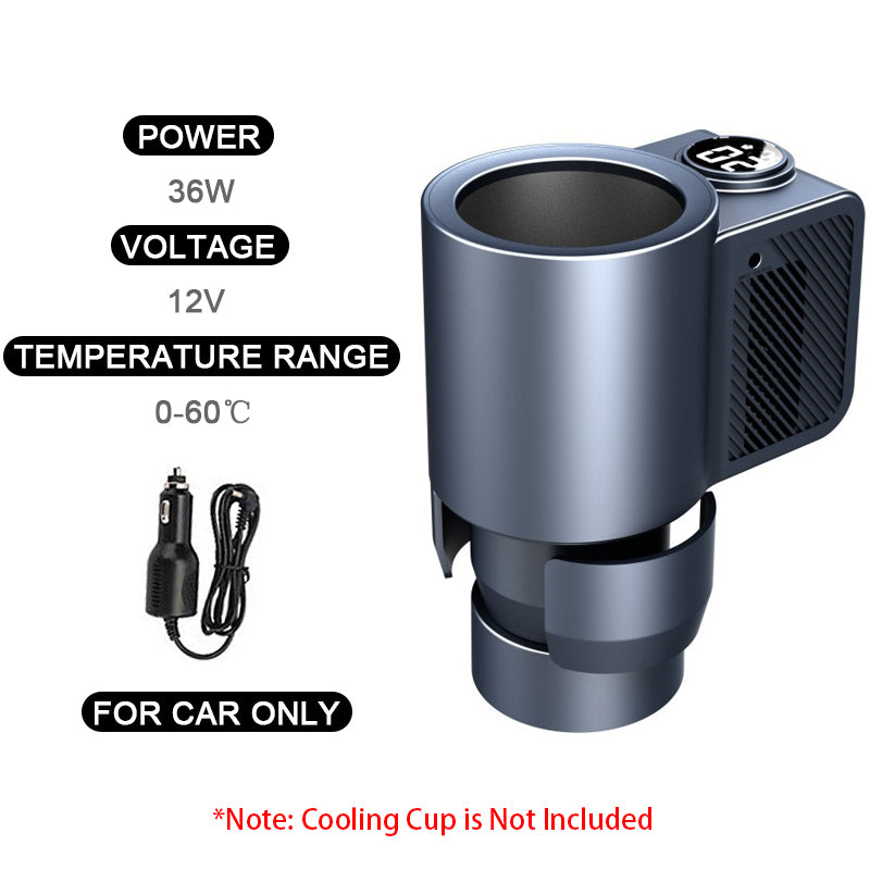 Smart 2 In 1 Car Heating Cooling Cup For Coffee Miik Drinks Electric - Pinky Roads