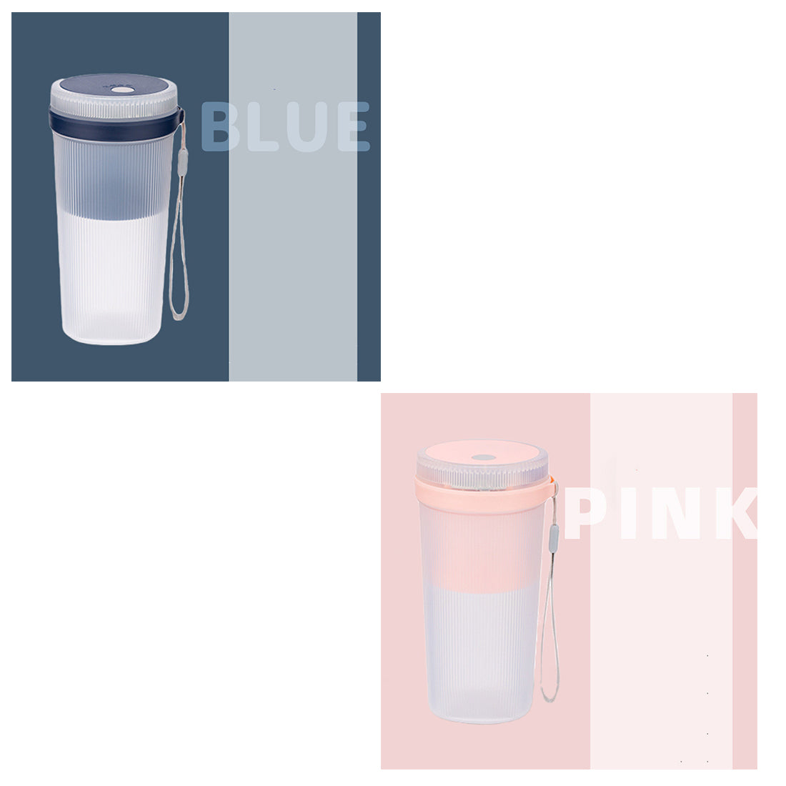 Multi-Function Portable Blender Electric Juicer Cup Sports Bottle Fruit Blender USB Rechargeable Smoothie Blender Fruits Juicer Extractor - Pinky Roads