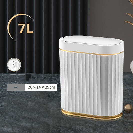 Electric Smart Sensor Trash Can For Toilet - Pinky Roads