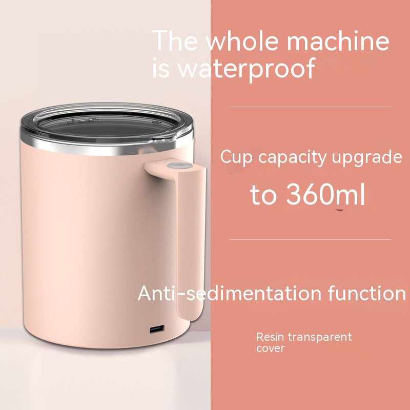 Portable Smart Magnetic Automatic Mixing Coffee Cup Rechargeable Rotating Home Office Travel Stirring Cup - Pinky Roads